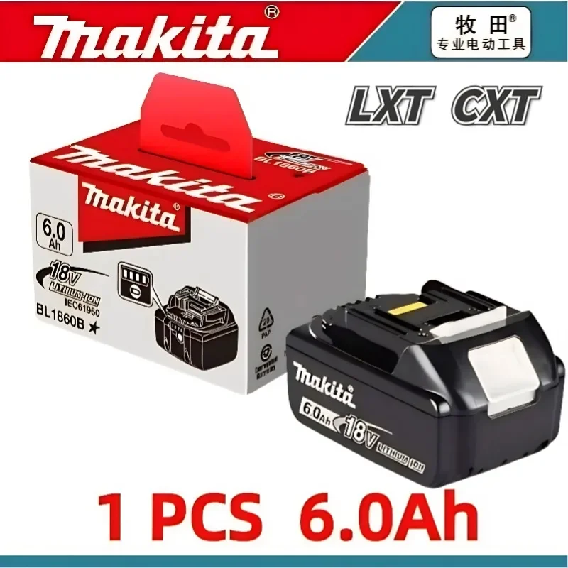

100% original Makita 18V 6.0Ah rechargeable battery, used for Makita 18V BL1830BL1830b BL1840b BL1850b electric tool battery.