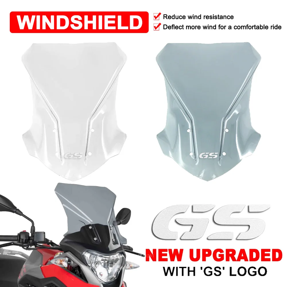 Motorcycle Windshield Windscreen For BMW G310GS G 310 GS G310 2017-2023 Fairing Wind Deflector Protector Double Bubble Screen