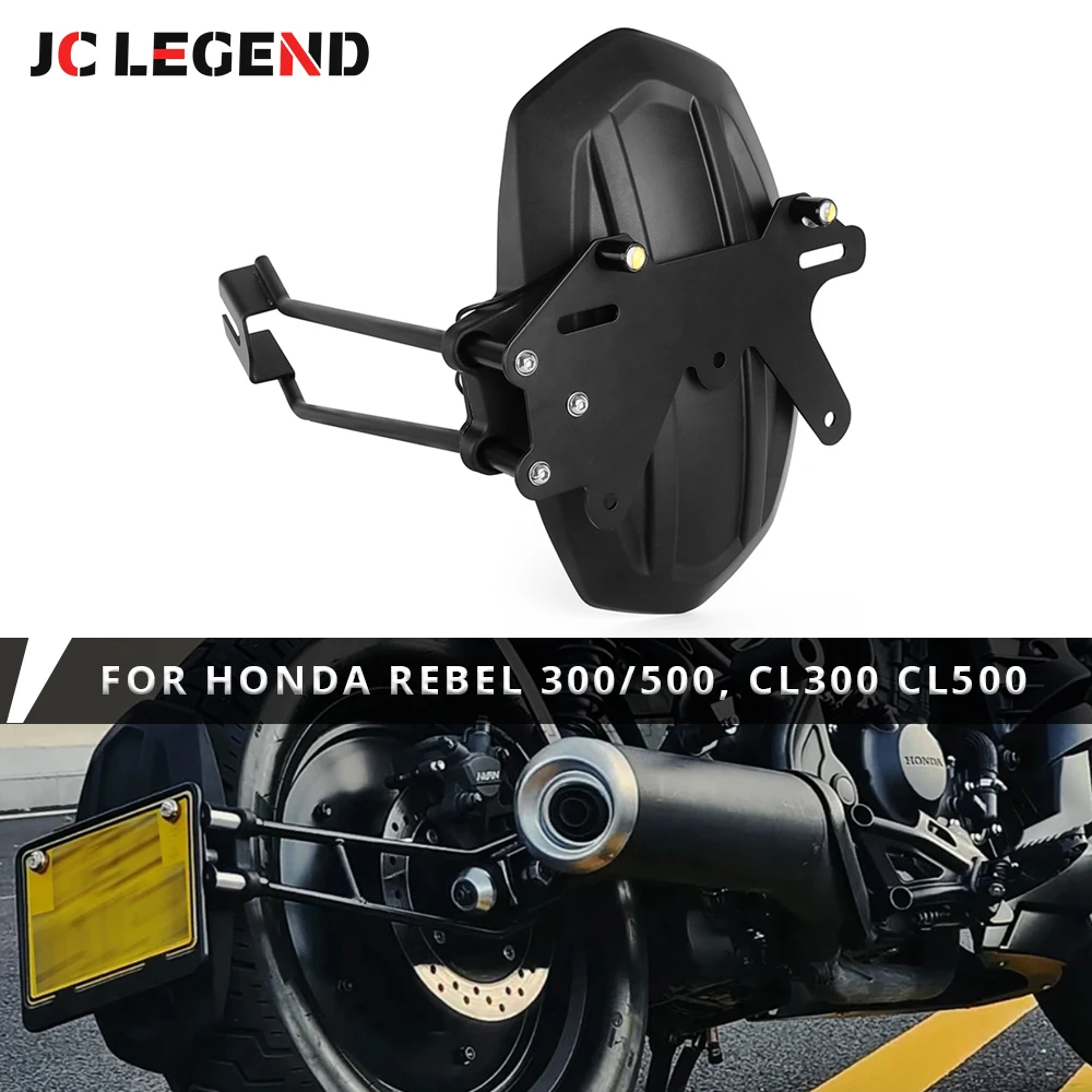 

Rear Fender Kit for Honda Rebel 250 300 500 CMX300 CMX500 CL250 CL300 CL500 Motorcycle Mudguard With Bracket Holder Mount Parts