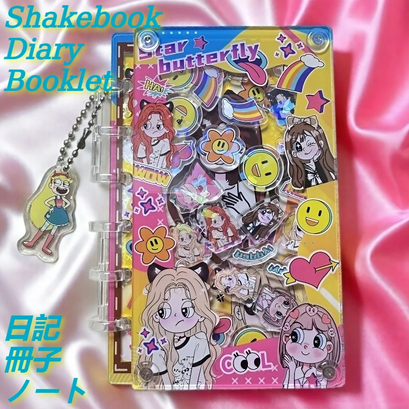 

Girls' Heart Kawaii Stationery Shake Books School Supplies Office Products Draft Paper Notepad Diary Diary Aesthetic Notes Gift