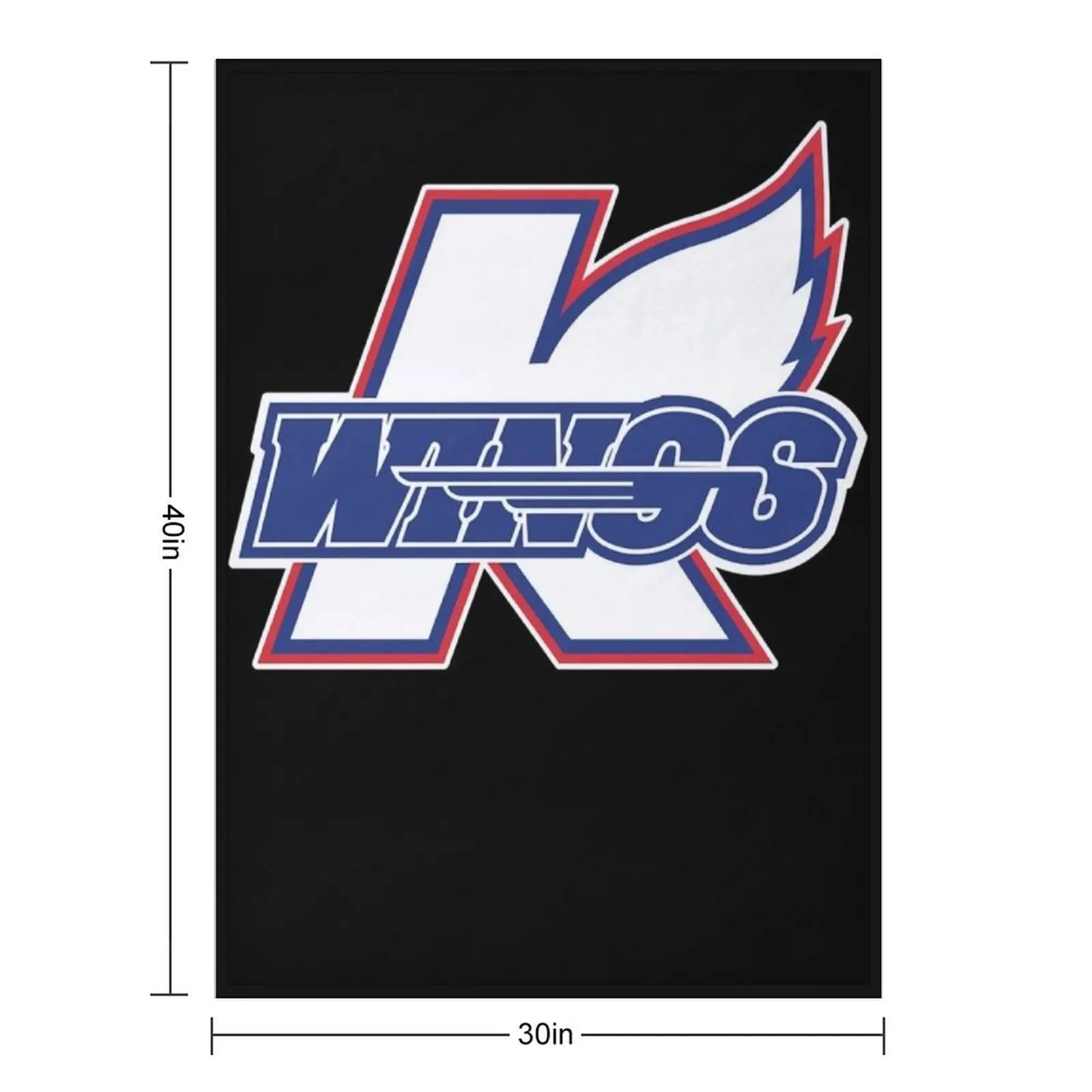 Kalamazoo Wings Throw Blanket Summer warm winter Decorative Sofas Decorative Beds Beautifuls Fashion Sofas Blankets