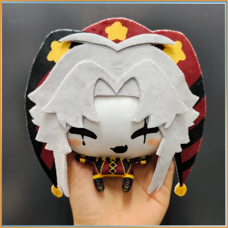 

The Freak Circus Pierrot 10cm Cotton Doll Fan-Made Plush Game Character Bag Charm Plush Toy Gift
