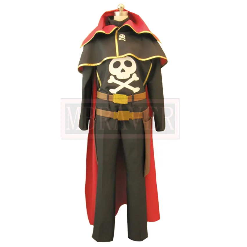 uchu-kaizoku-capitaine-harlock-emeraur-cosplay-costume-halloween-fete-uniforme-de-noel-sur-mesure-n'importe-quelle-taille