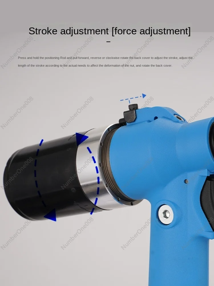 Pneumatic Pull Rivet Nut Gun Automatic Hydraulic Riveting Machine Stainless Steel Press Joint Blind Hole Pull-Setter M3-M12