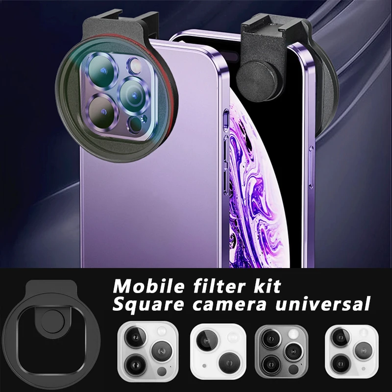Mobile Universal Clip Phone Filter CPL Filter Starlight Black Mist Gold Streak Camera Lens for Cell Phone Photo Nikon Sony Canon