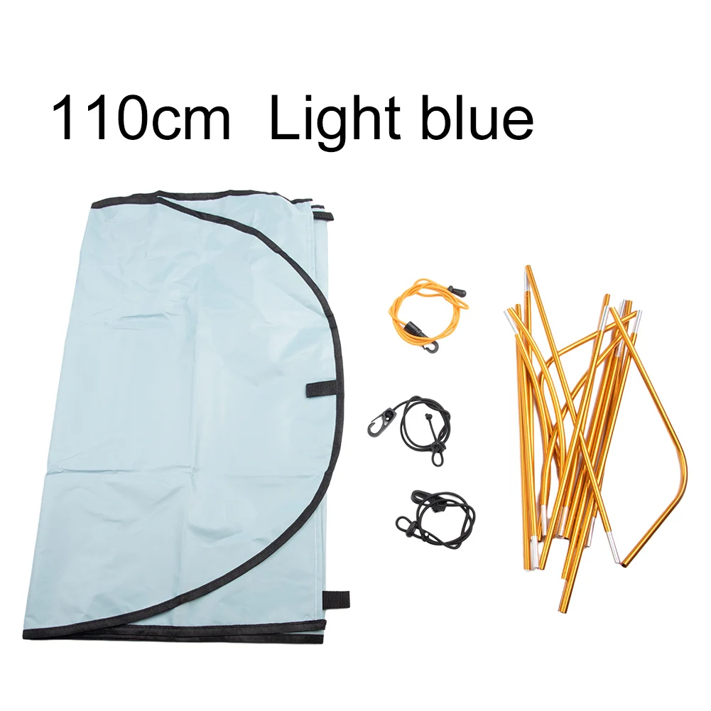 Kayak Sun Shade Awning Tent New Single Kayak Canoe Awning Awning Awning 125*110cm Detachable Drifting Shelter