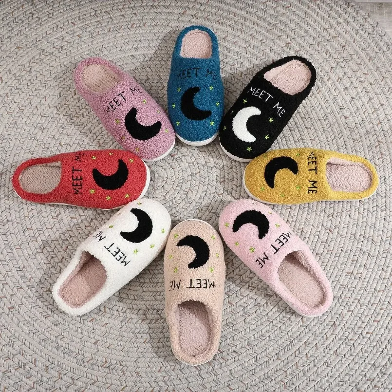 Shark Winter Warm Slipper Womens Cat Paw Kawaii Cartoon Plush Indoor Funny Dog Puppy Fuzzy Floor Home House Shoes Heart Female view 5