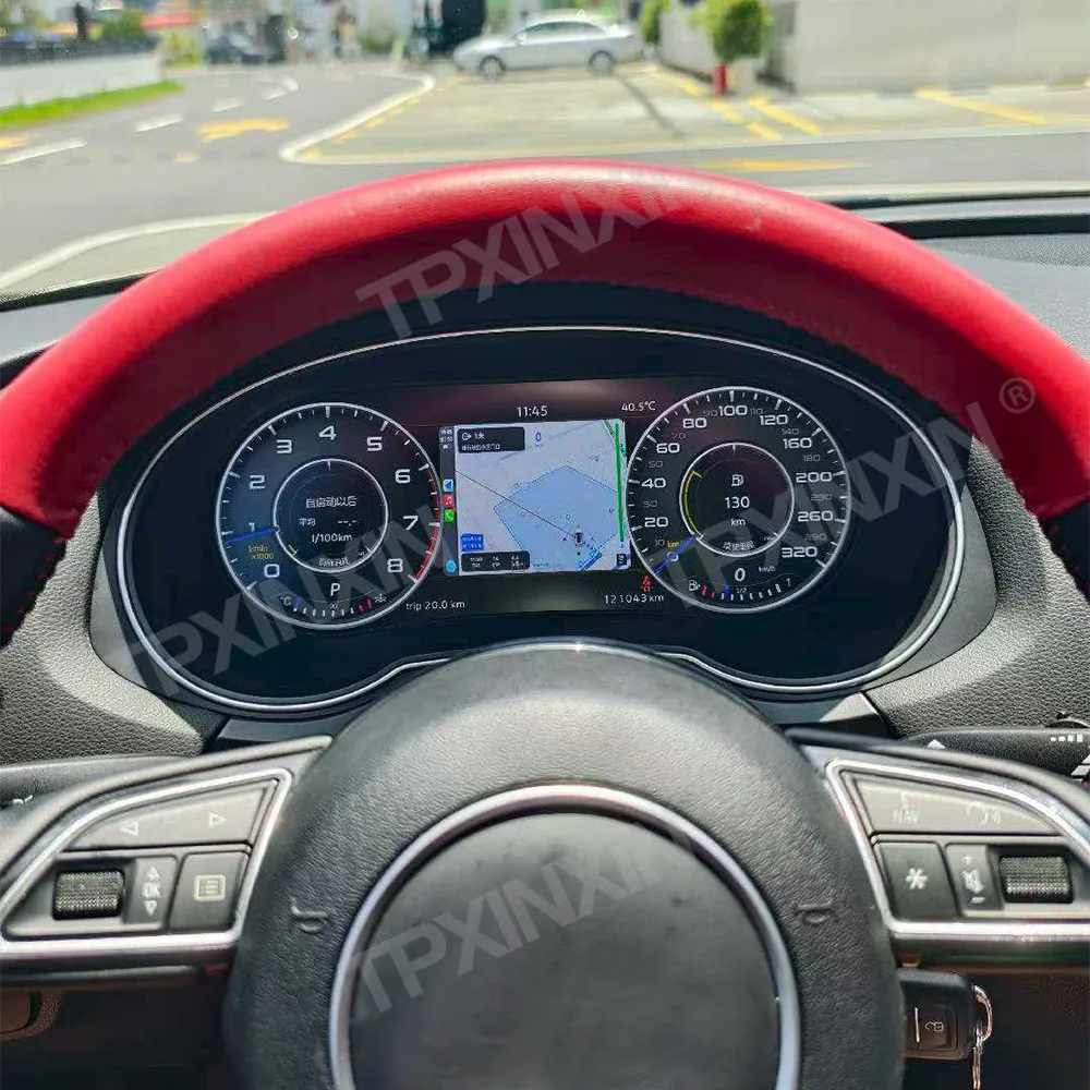 12,3-дюймовый цифровой автомобильный спидометр на приборной панели, виртуальный кабине, ЖК-дисплей, приборная панель для Audi Q3 2012 2013 2014 2015 2016 2017 2018