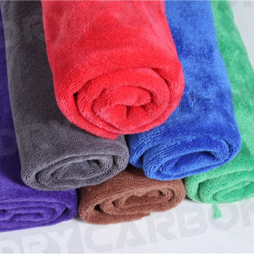 30x30cm Car Wash Microfiber Towel Car Cleaning Drying Cloth Hemming Car Care Cloth Detailing Car Wash Towel For Car