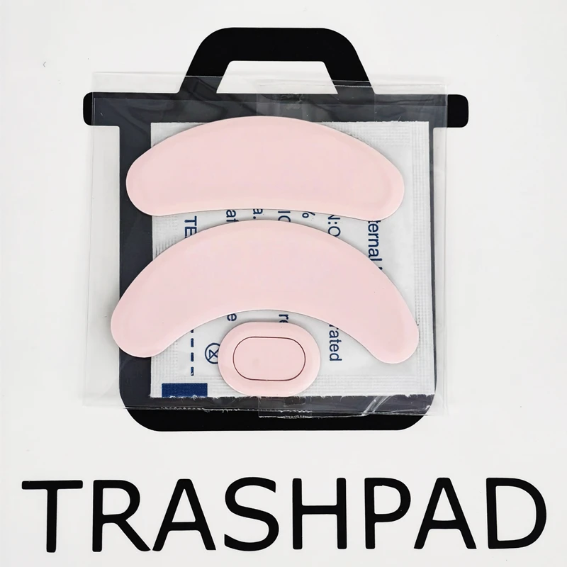 1 セット TRASHPAD PTFE マウススケートフィート Rapoo VT3S 用 小型から中型の手のサイズに適したレッドコントロールマウスグライド 0.8mm アンチサグデザイン
