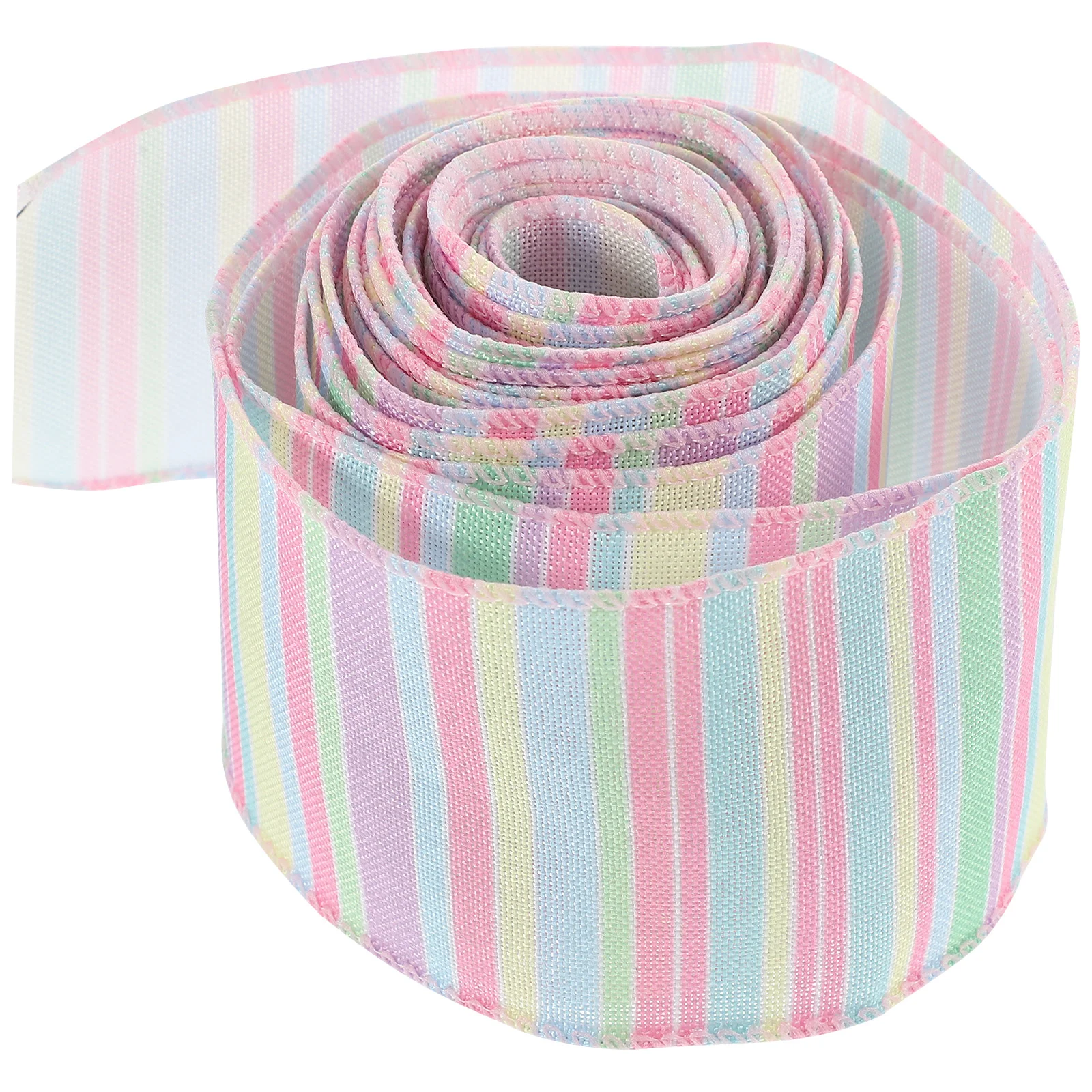 Easter Ribbon Present Day Baby Gifts Wear-resistant Package Rainbow Daily Use Festival Craft Lattice