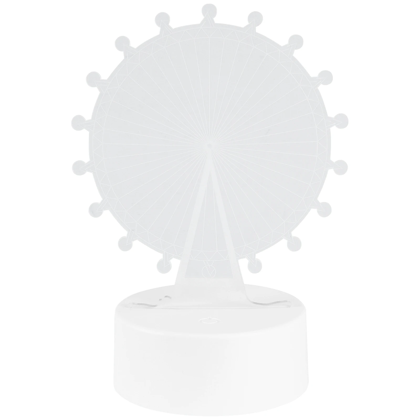 

3D Led Acrylic Table Lamp Colorful Touch Switch Ferris Wheel Shape Desk Night Light Heat Dissipation Decor For Bedroom Living