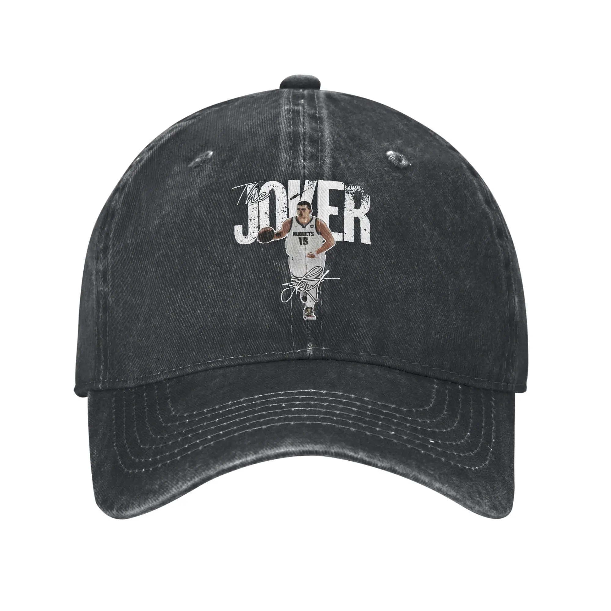 Nikola Jokic The Joker Basketball Denver Signature Fashion Baseball Cap  Trendy Gift Visor Hat  Weekend Getaway Visor Hat