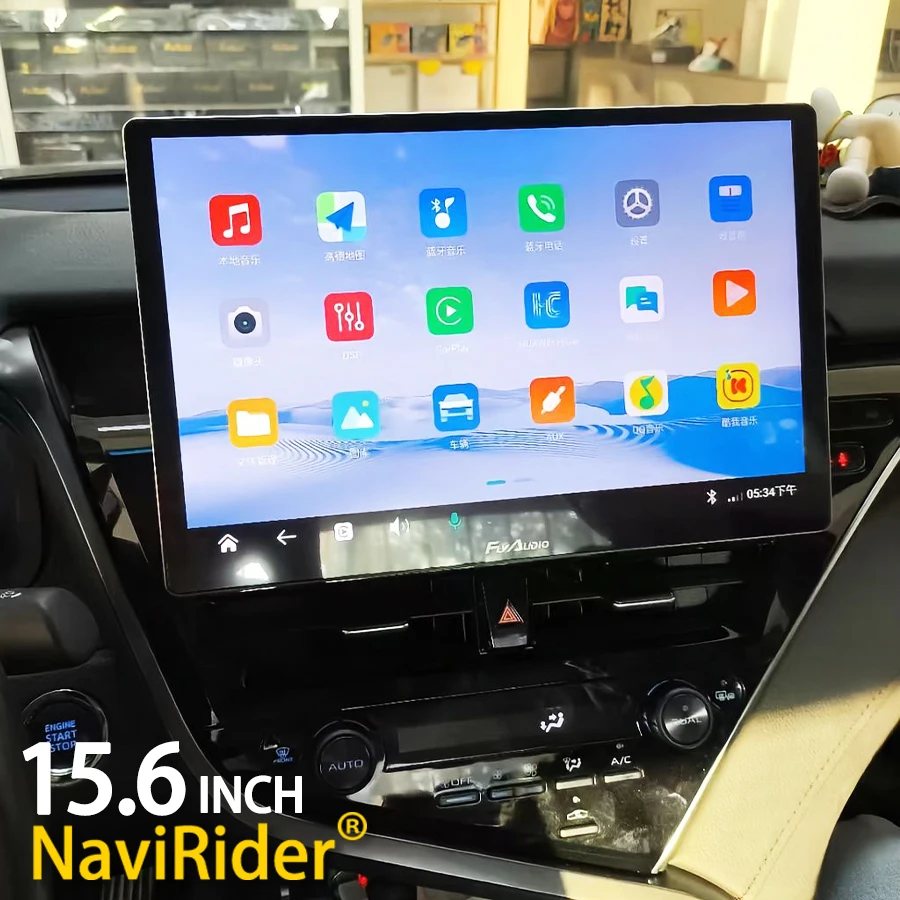 Android 15 For Toyota CAMRY 2021 2023 15.6INCH Car Radio Autoradio Carplay 4G WIFI GPS Audio Multimedia Player Carplay Head Unit
