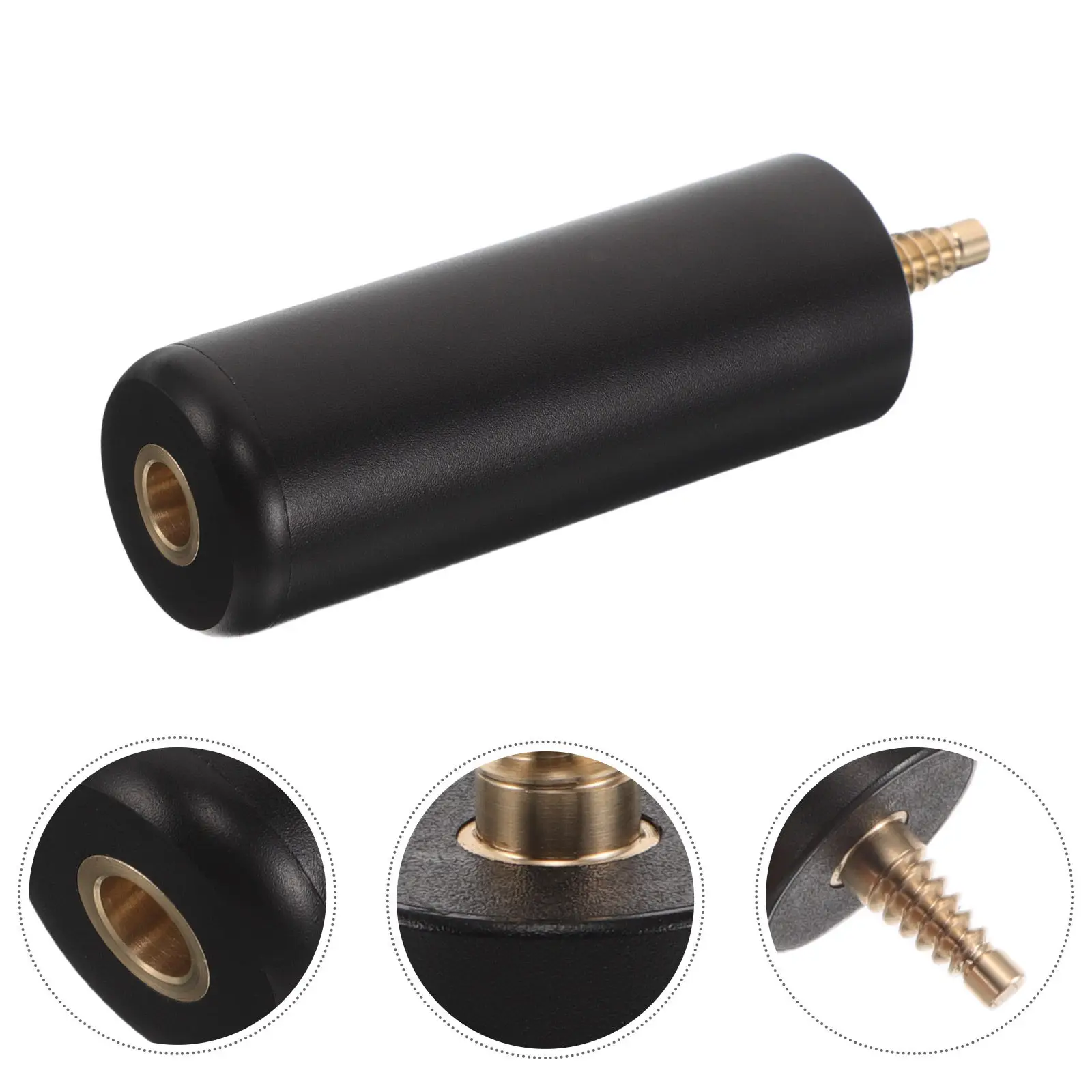 

Pool Stick Extension Rod 3 Inch Billiard Cue Extender Easy Install Compact Travel Friendly Compatible with Pool Snooker Cues