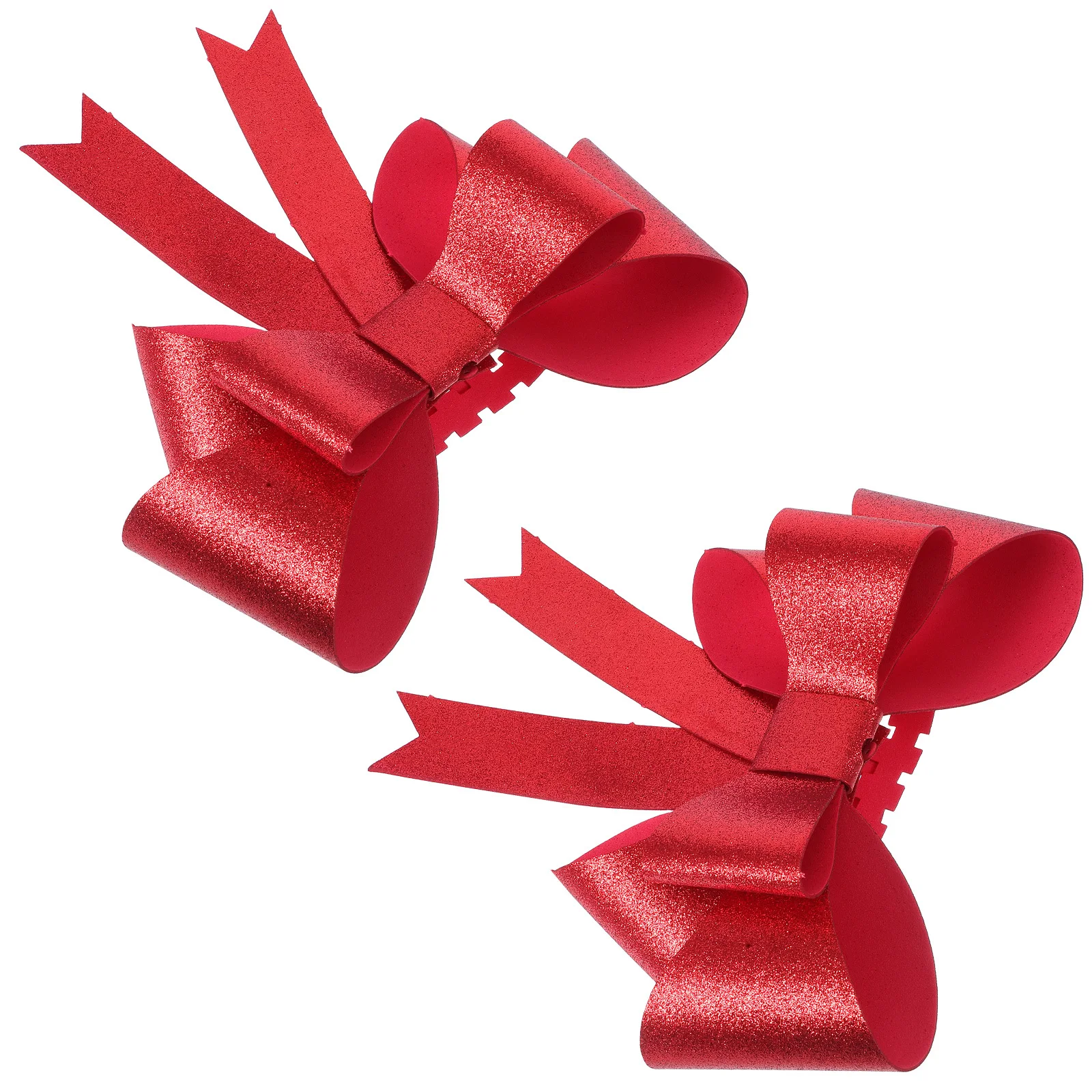 

2pcs Curtain Tie Backs Red Ribbon Bow Rustic Drapery Holdback Wedding Decor Outdoor Holiday Decoration Farmhouse Bows