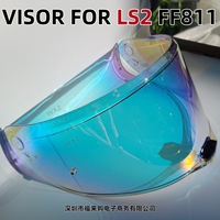 LS2 FF811 Motorcycle Helmet Visor for LS2 ff811 Vector II Windproof UV Protective Visera Moto Accessories 10 Colors Photochromic