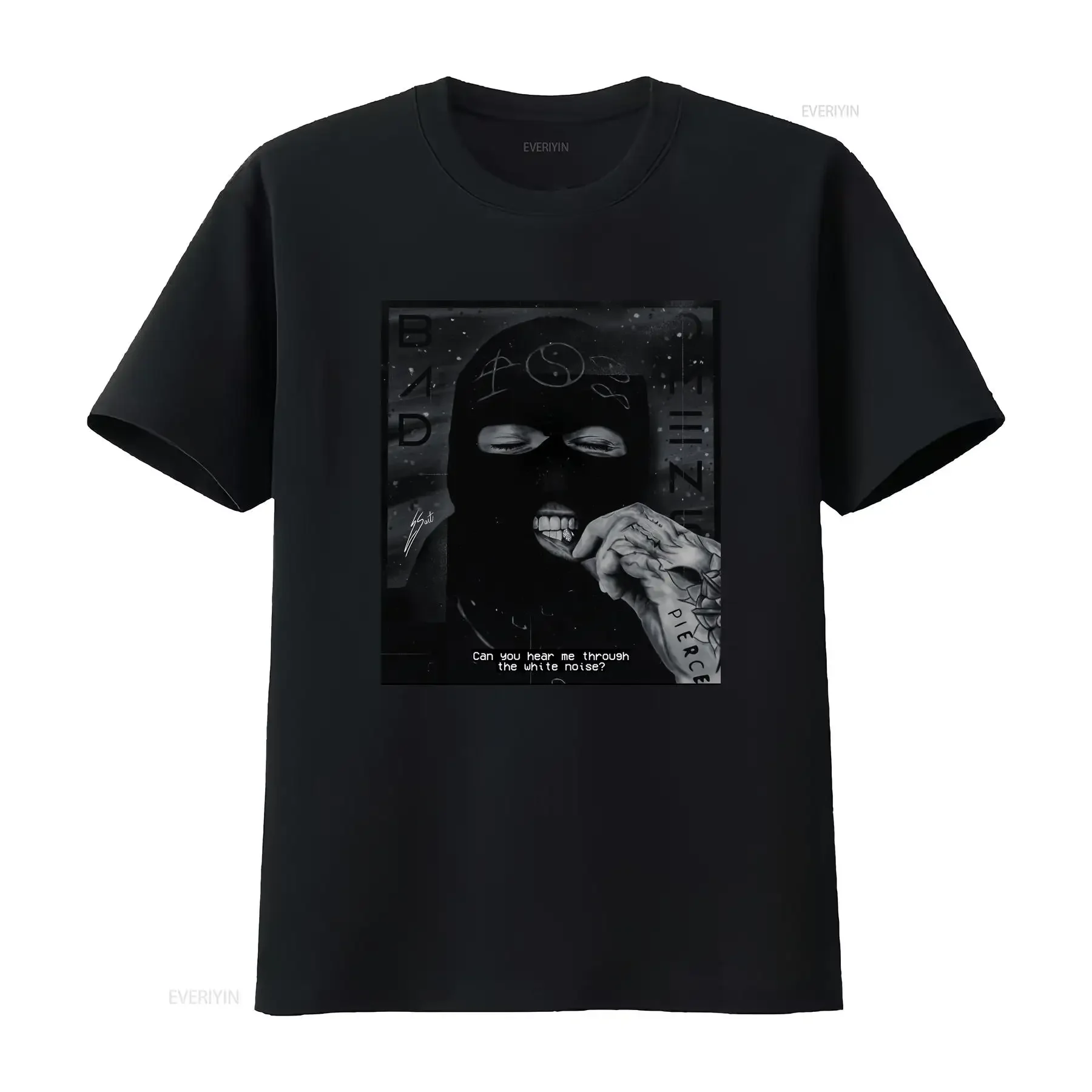 

Bad Omens The Concrete Forever Tour 2023 T-Shirt Black Cotton For Fans vintage vintage Washed homme Casual Stylish Slightly