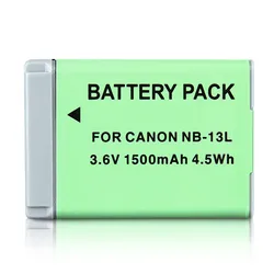 1500mAh NB-13L NB13L NB 13L Camera Battery  For Canon G7 X Mark II G7X G5 X G5X G9 X G9X SX620 SX720  USB Battery  Charger