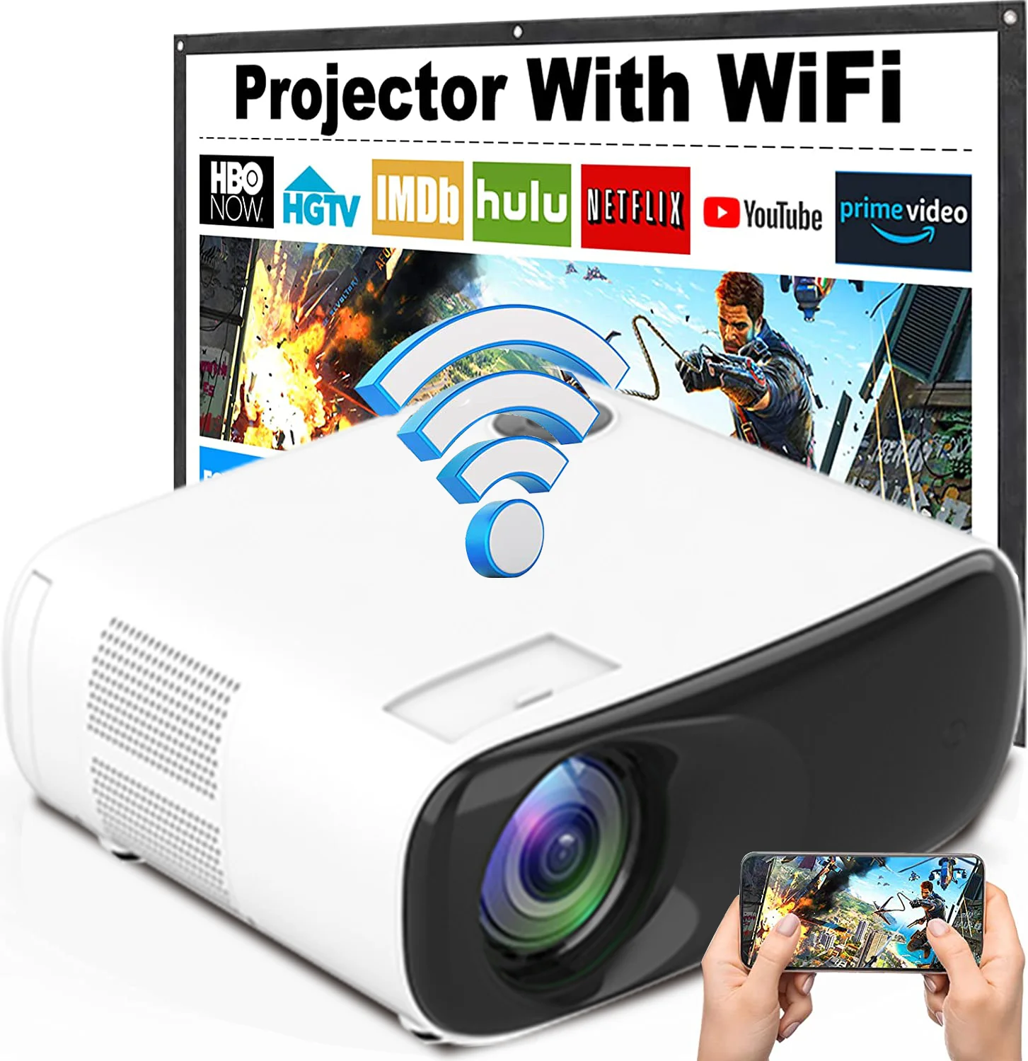 NEW 2026 Arrival Transjee A70 - Mini Projector Portable recension och pris