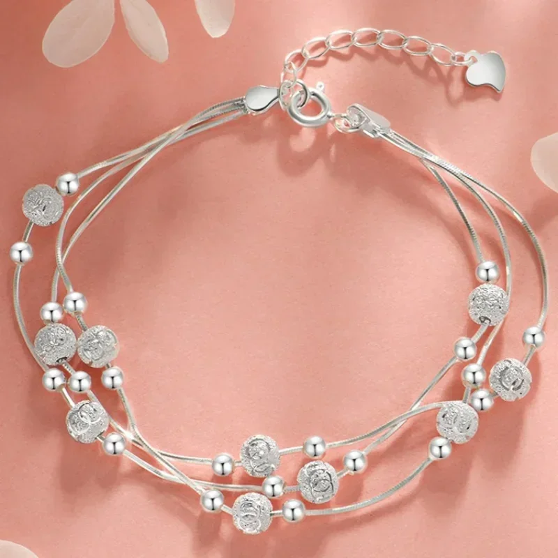 Pulsera de plata de ley 925 para mujer, accesorios de joyería originales de lujo, Estilo Vintage, para fiesta y boda, 2023