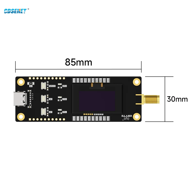 LoRa Offline Test Board With OLED Screen RF Transceiver Long Range CDSENT E32-M E32-T Series Test Kit Soldered With E32 Module