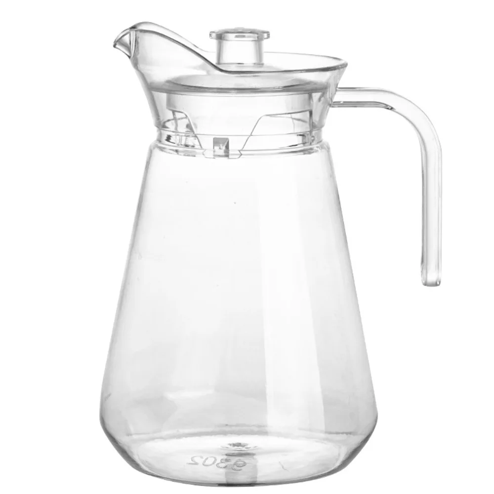 

Transparent Acrylic Cold Water Pot High Temperature Resistant Duckbill Cold Tea Kettle Fall-resistant 1/1.5/2L Pitcher Coffee