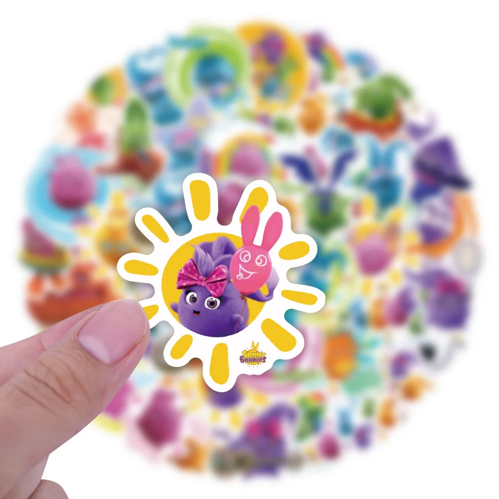 10/30/50pcs Sunny Bunnies Cartoon Stickers For Kids Animated Decals Toys DIY Skateboard Notebook Phone Stationary Fridge Gifts