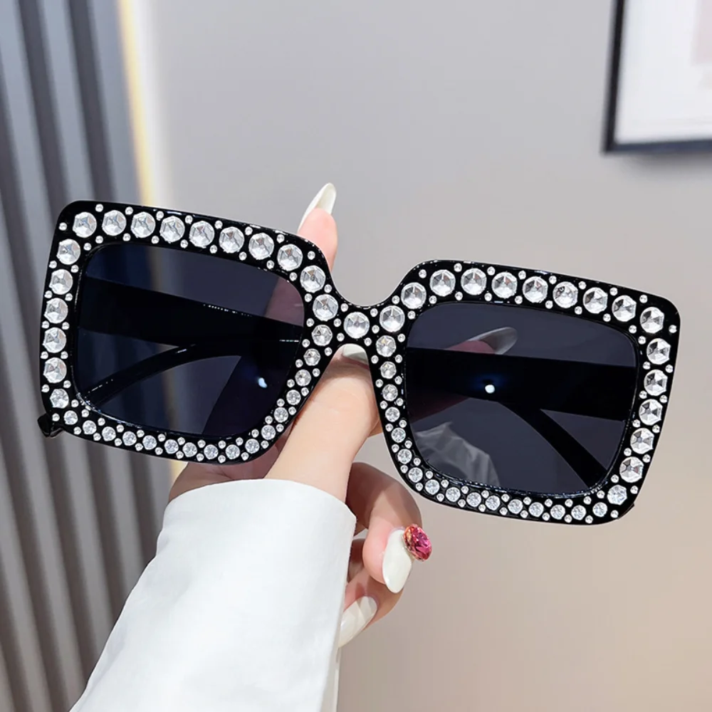 

Fashion Diamond Sunglasses Women Men Luxury Brand Designer Glitter Sun Glasses UV400 Shades Eyeglasses Goggles