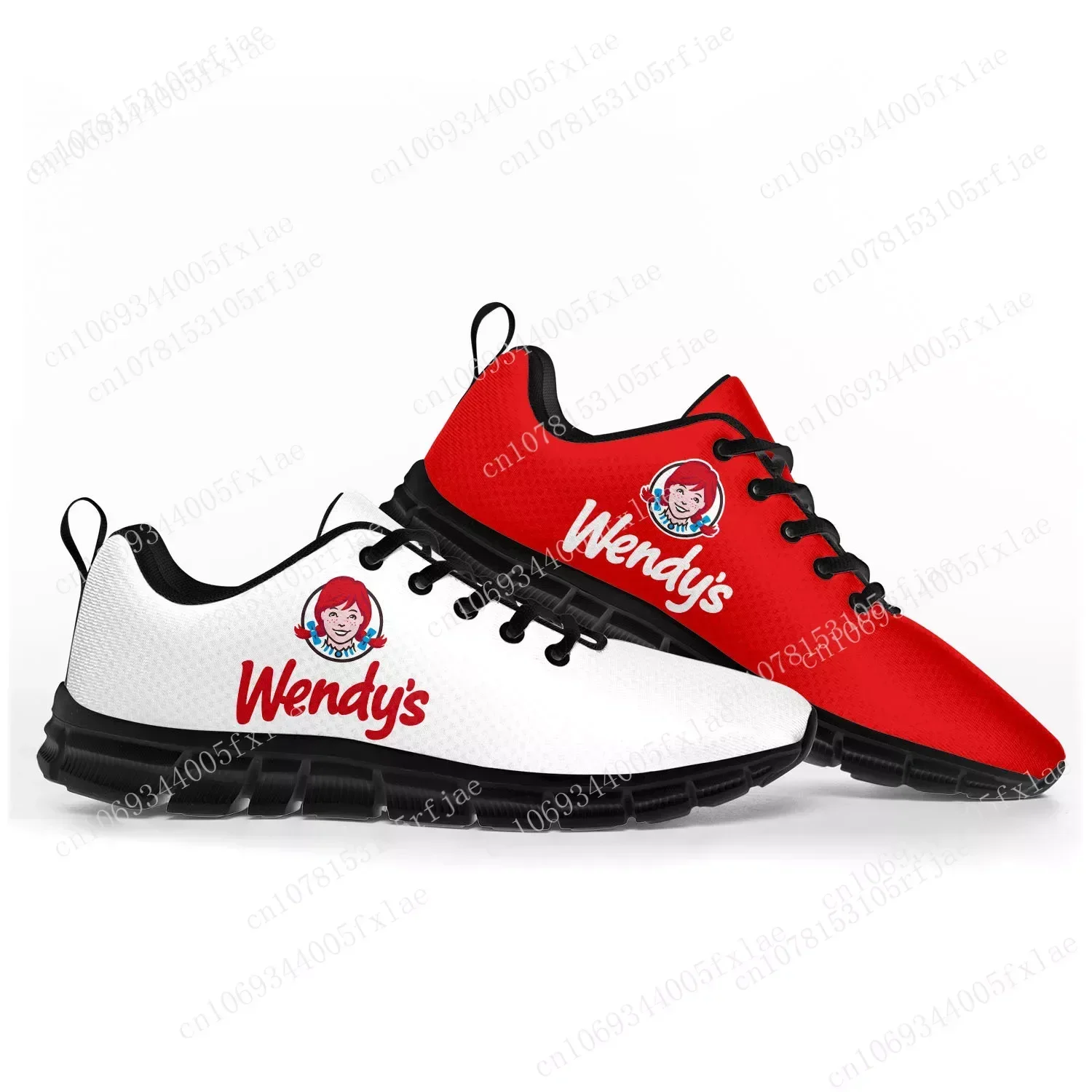 Neue Wendys Fast-Food-Restaurant Logo Sportschuhe Herren Damen Teenager Kinder Kinder maßge schneiderte Turnschuhe hochwertige Schuhe