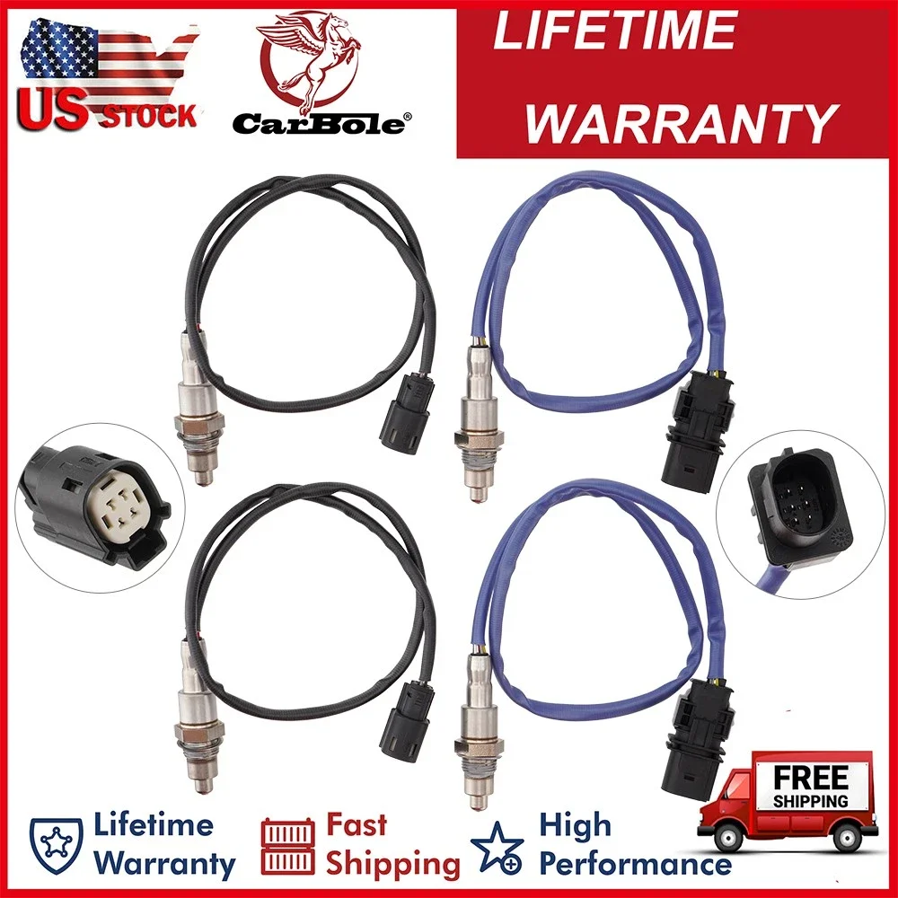 

Датчик кислорода 4X Carbole для Ford F150 Pickup V6 3.5L Turbo 2011-2014 гг., версии Up & Down