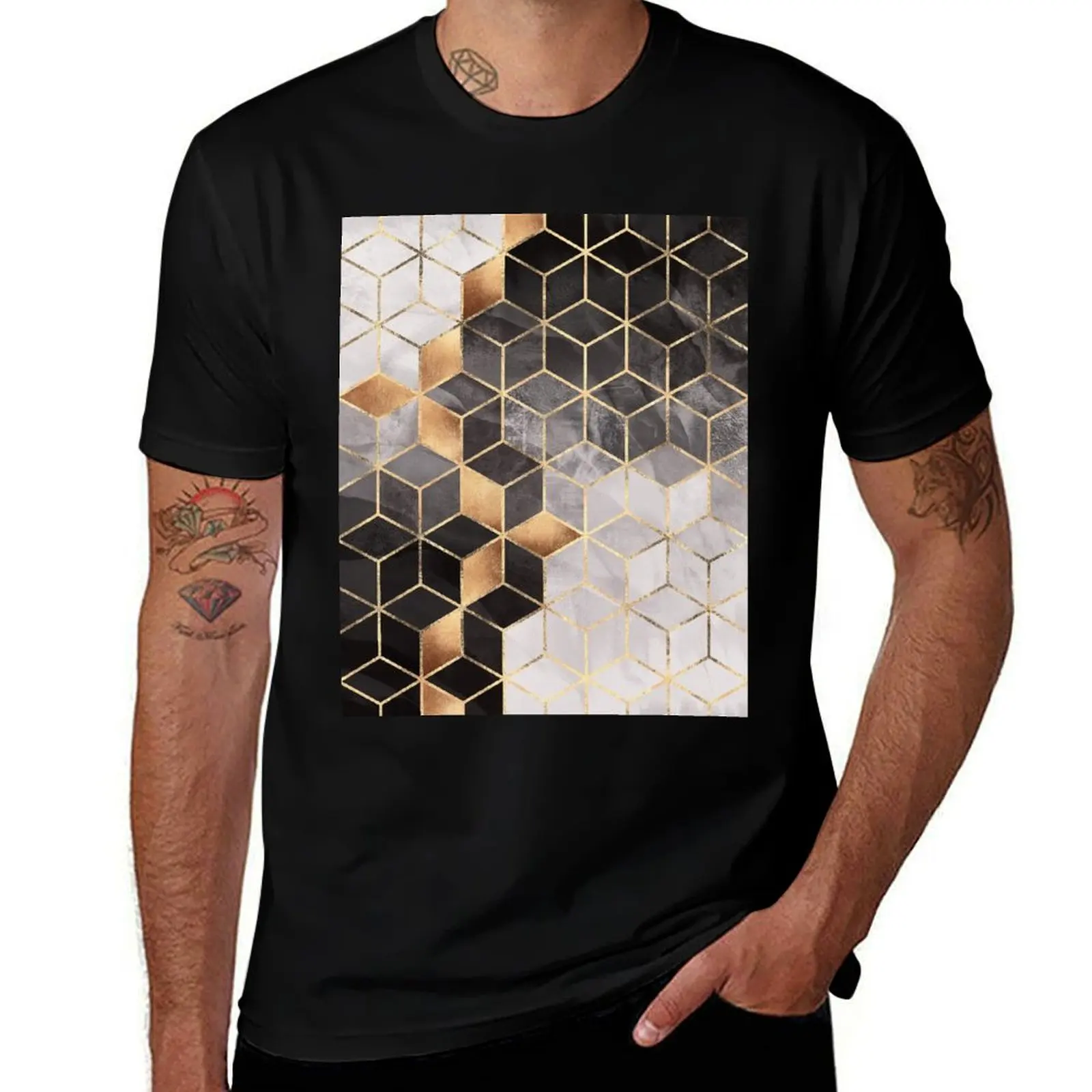 Smoky Cubes T-Shirt heavyweights for a boy mens graphic t-shirts hip hop