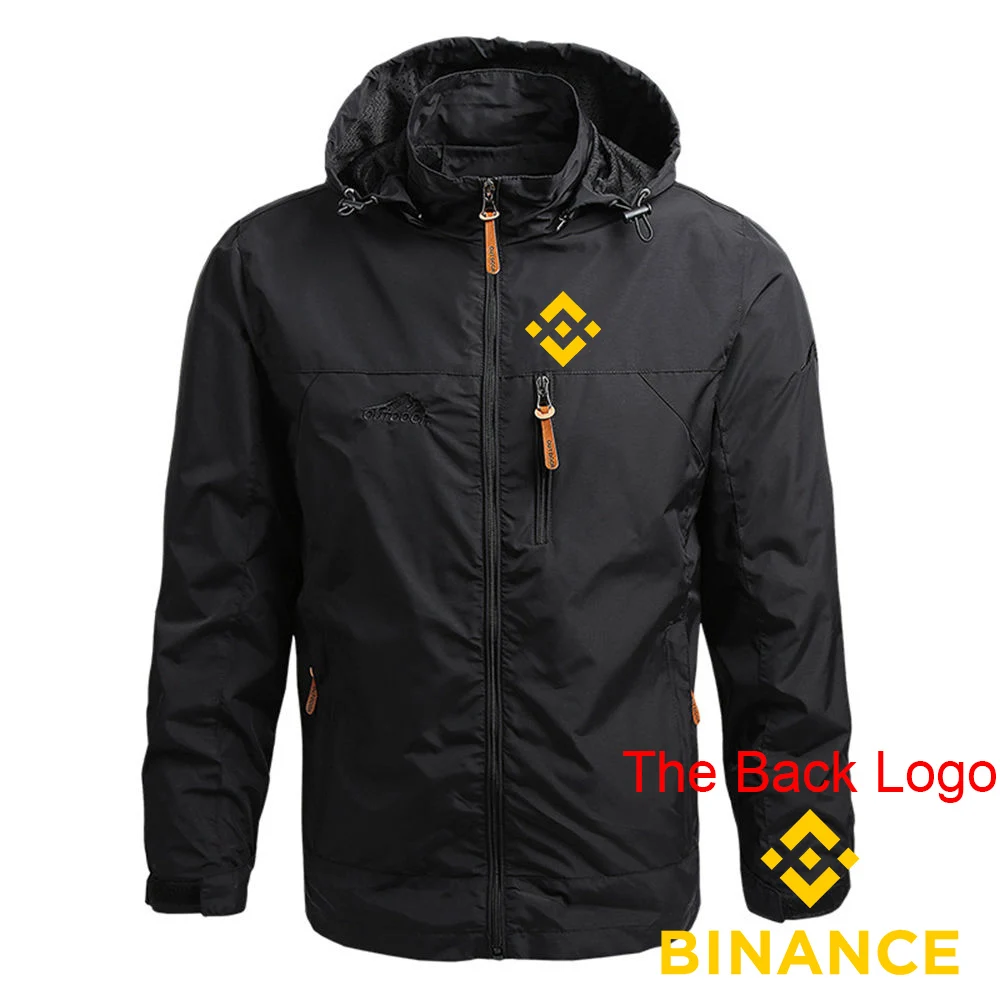 

Binance Crypto 2023 Men's New Solid Color Casual Jackets Winter Waterproof Jacket Windbreaker Fashionable Hoodies Tops Clothing