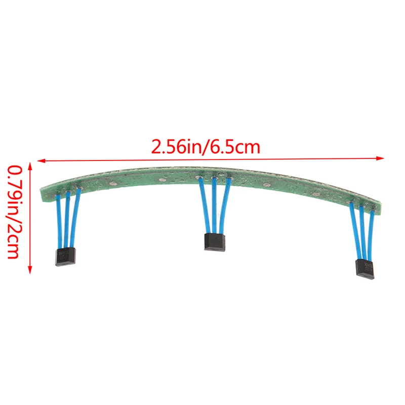 Sensor de Salão do Scooter Elétrico, Placa PCB, Sensor de Alta Precisão, Módulo para Peças Elétricas Scooter, 412D, 1Pc