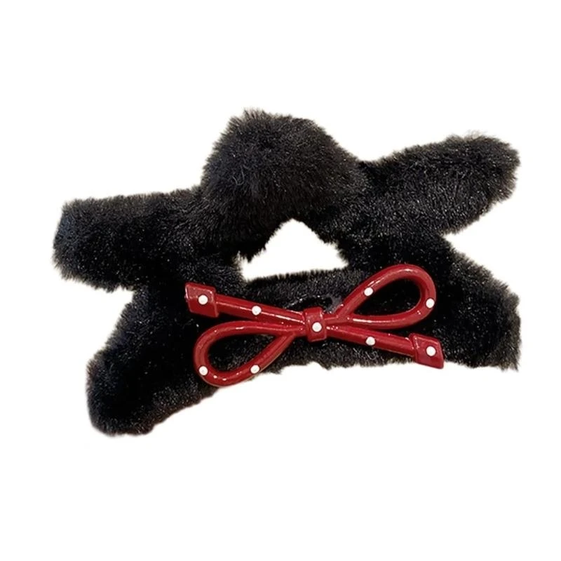 

652F Unique Star Shaped Large Hair Claw Clip Ponytail Claw Star Hair Holder Barrettes Hair Adornment Hair Ornaments
