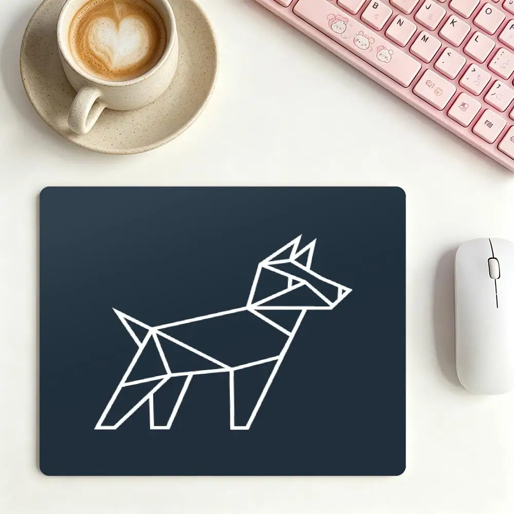 Minimal Geometric Wire Art Animal Playmat Large Size Mouse Pads For Games Office Desktop Laptop Keyboard pad