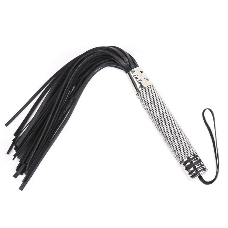 Soft PU Leather Whip  Lash Fun Sex Spanking Toys Sex Toys For Couples Sex Slave Cosplay Flogger Whip