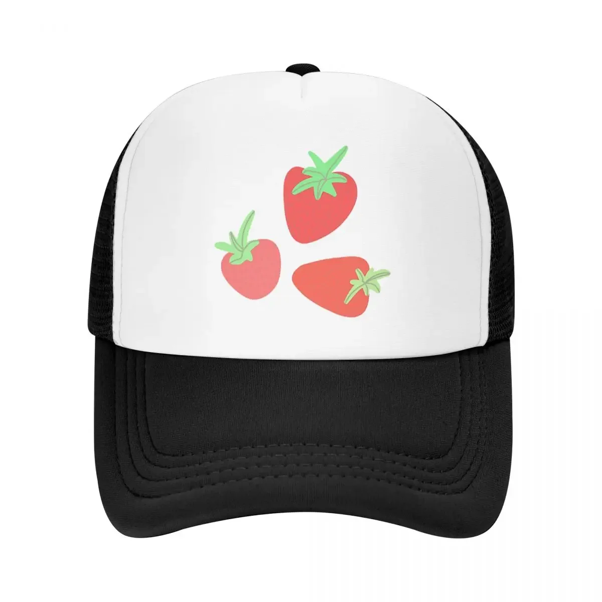 

Cute Strawberries Cap Fashion Casual Mesh Baseball Caps Adjustable Hat Hip Hop Summer Unisex Baseball Hats Polychromatic