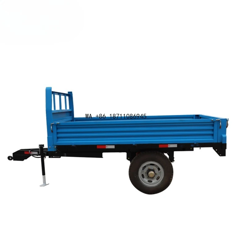 Cheap Price 2 Wheel 3Ton Farm Trailer Compatible with 30HP Tractor