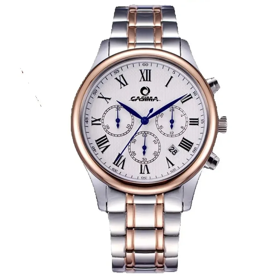 CASIMA Couple Watch - Silicone Strap | 50m Waterproof | Luminous Quartz | Sporty Unisex Design CR-5118-988