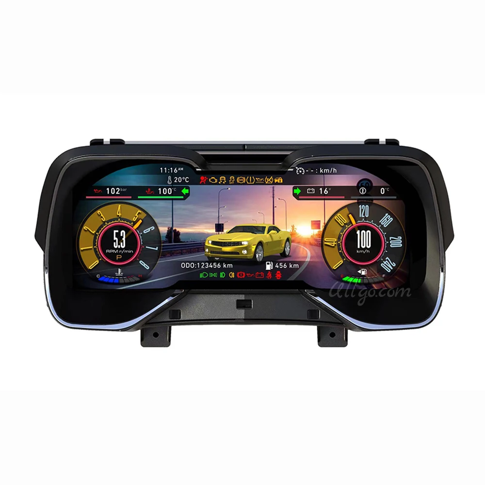

Digital LCD Cluster for Chevrolet Camaro 2010-2015 Virtual Speedometer