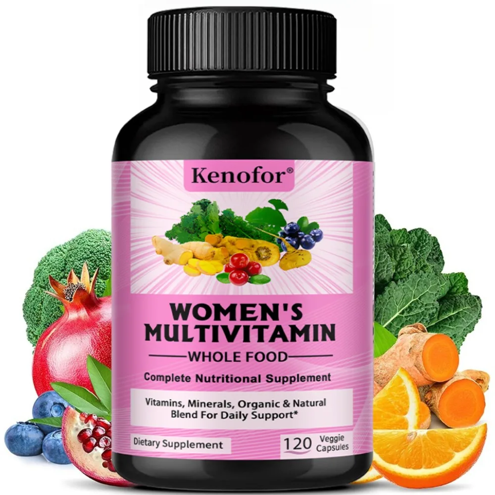 Whole Foods Multivitamin for Women, Comprehensive Nutritional Supplement, 120 Vegetarian Capsules