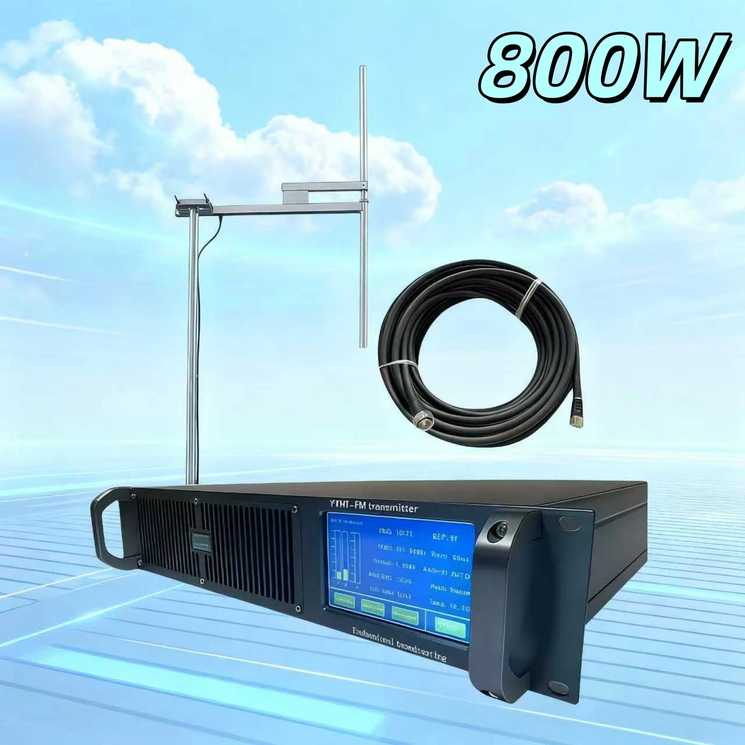 

TC- News-Dedicated YXHT 800W FM Transmitter for Financial News & Current Affairs Broadcasting