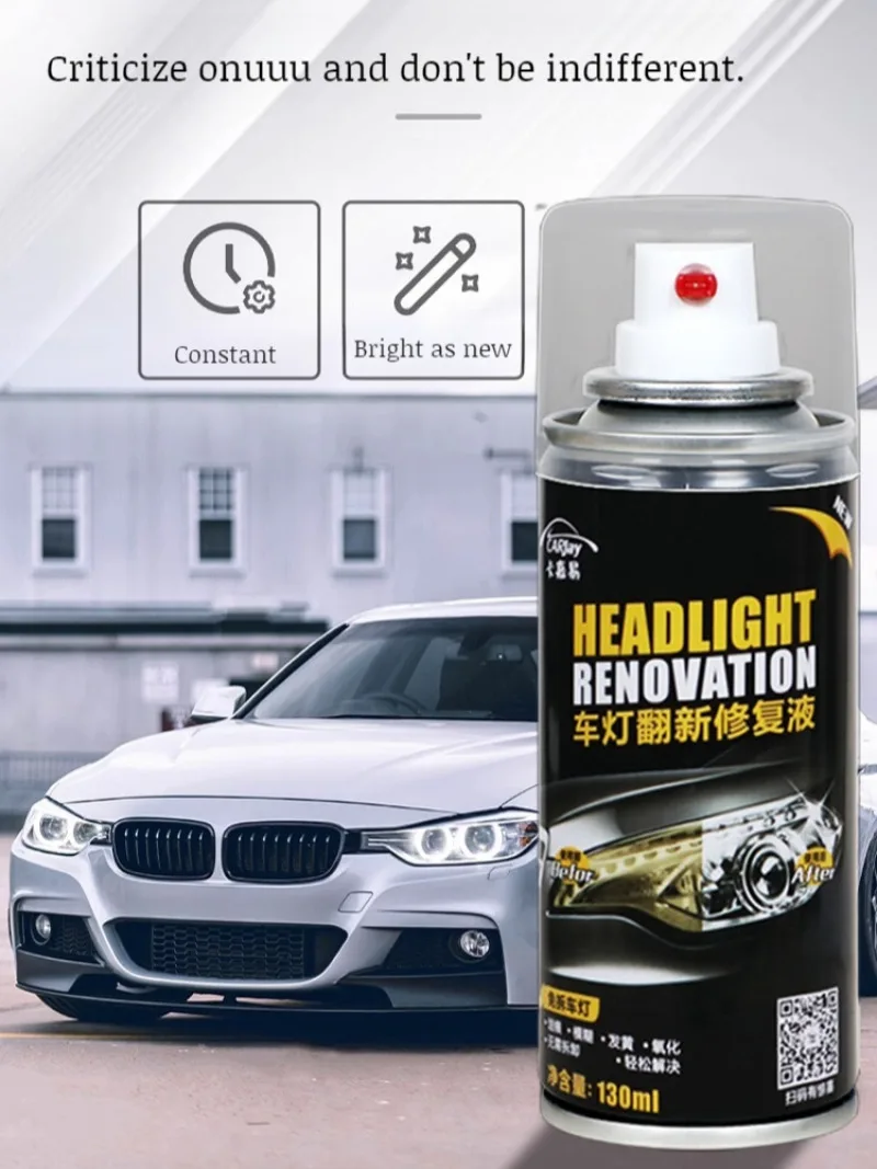 

Car Headlight Restoration Kit Tools Scratch Repair Cleaning Headlight Like New Lampshade Refurbishment Remove Yellow Spots