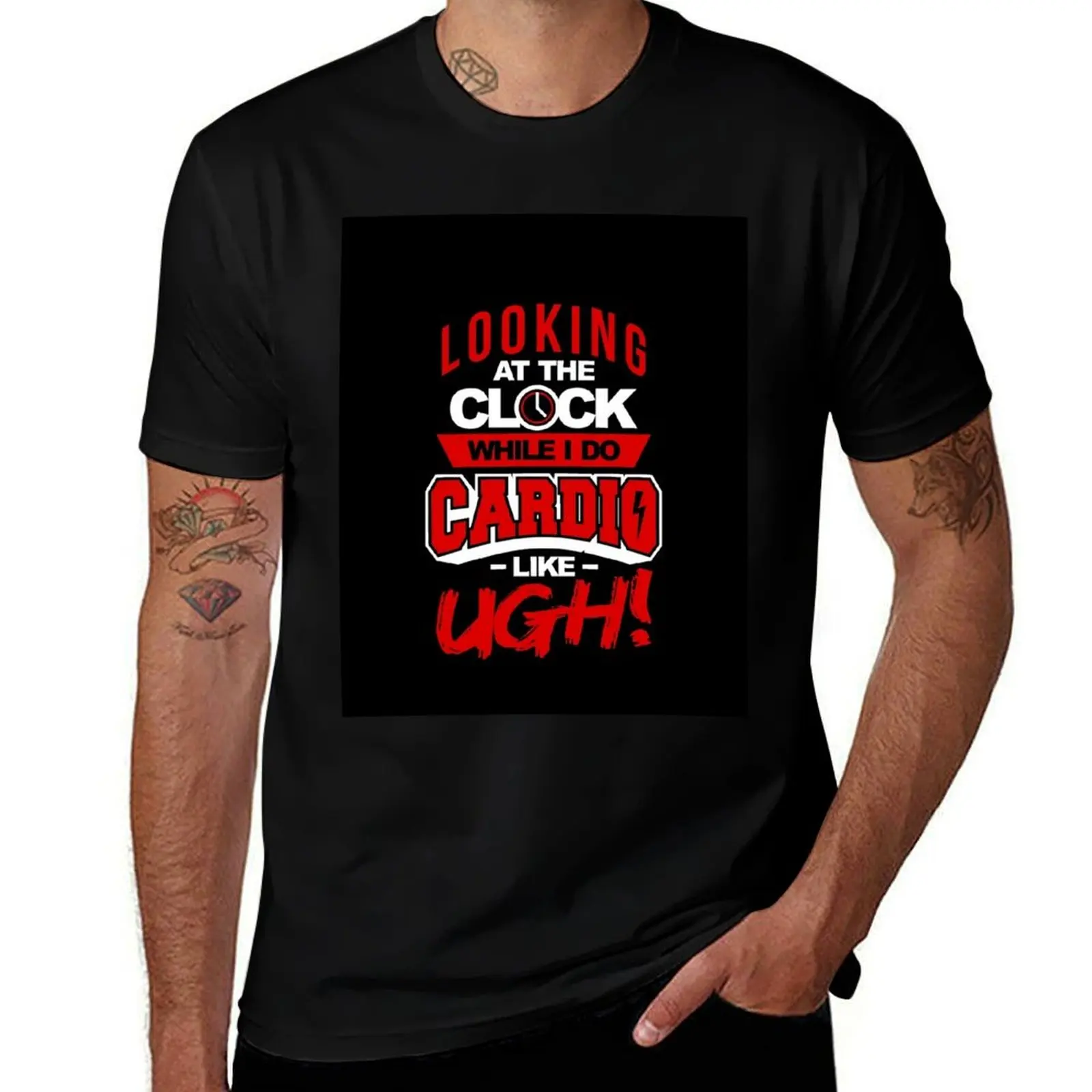 Cardio Clock T-Shirt Festival Short Sleeve T-Shirt