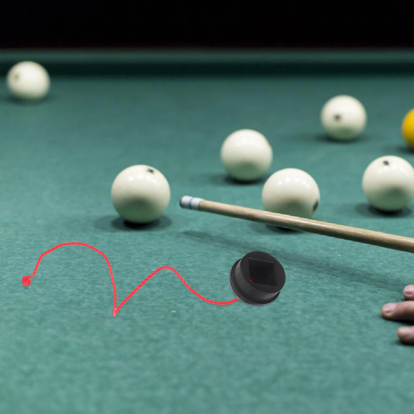 

Sturdy Portable Pool For Billiard Rubber Shockproof Cue Holder Tool Accessories Small Chalk Holder Pool Table Accessories