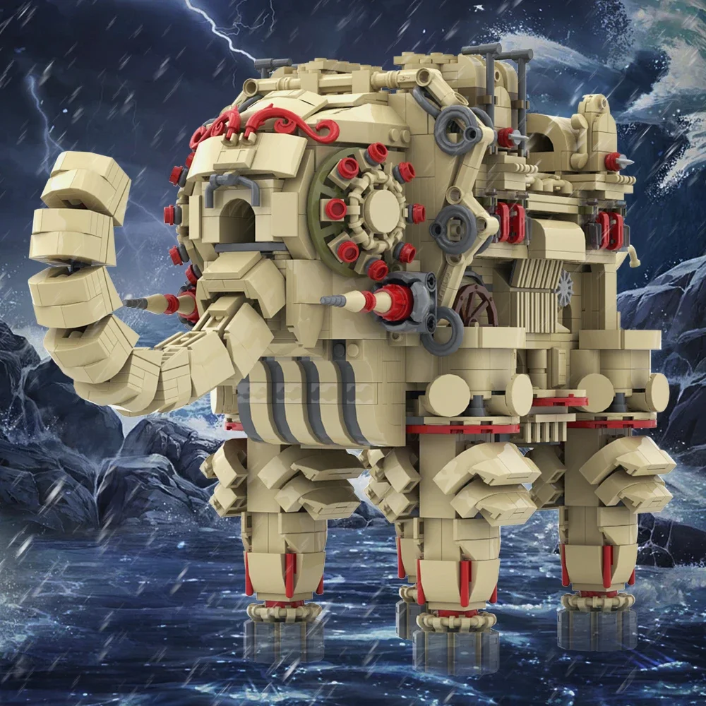 MOC Zeldaed Series Divine Beast Vah Naboris Building Block Set Game Figure Vah Medoh Ruta Rudania Monster Bricks Toy Gifts