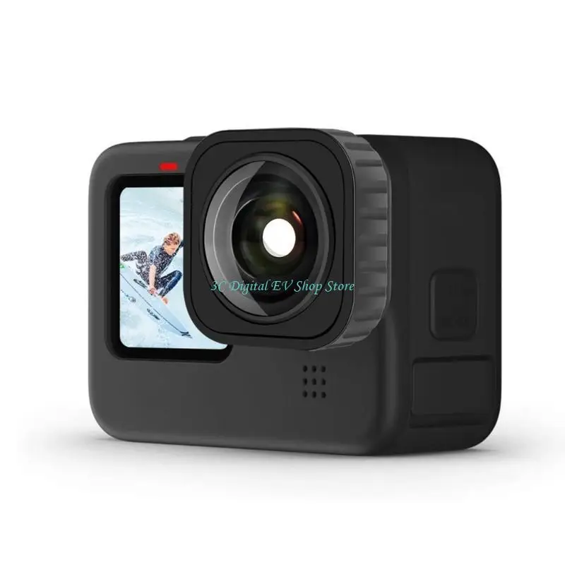E74D LENS PARA HERO9 Sport Camera Ultra-largo Lens digital 155 graus-fov