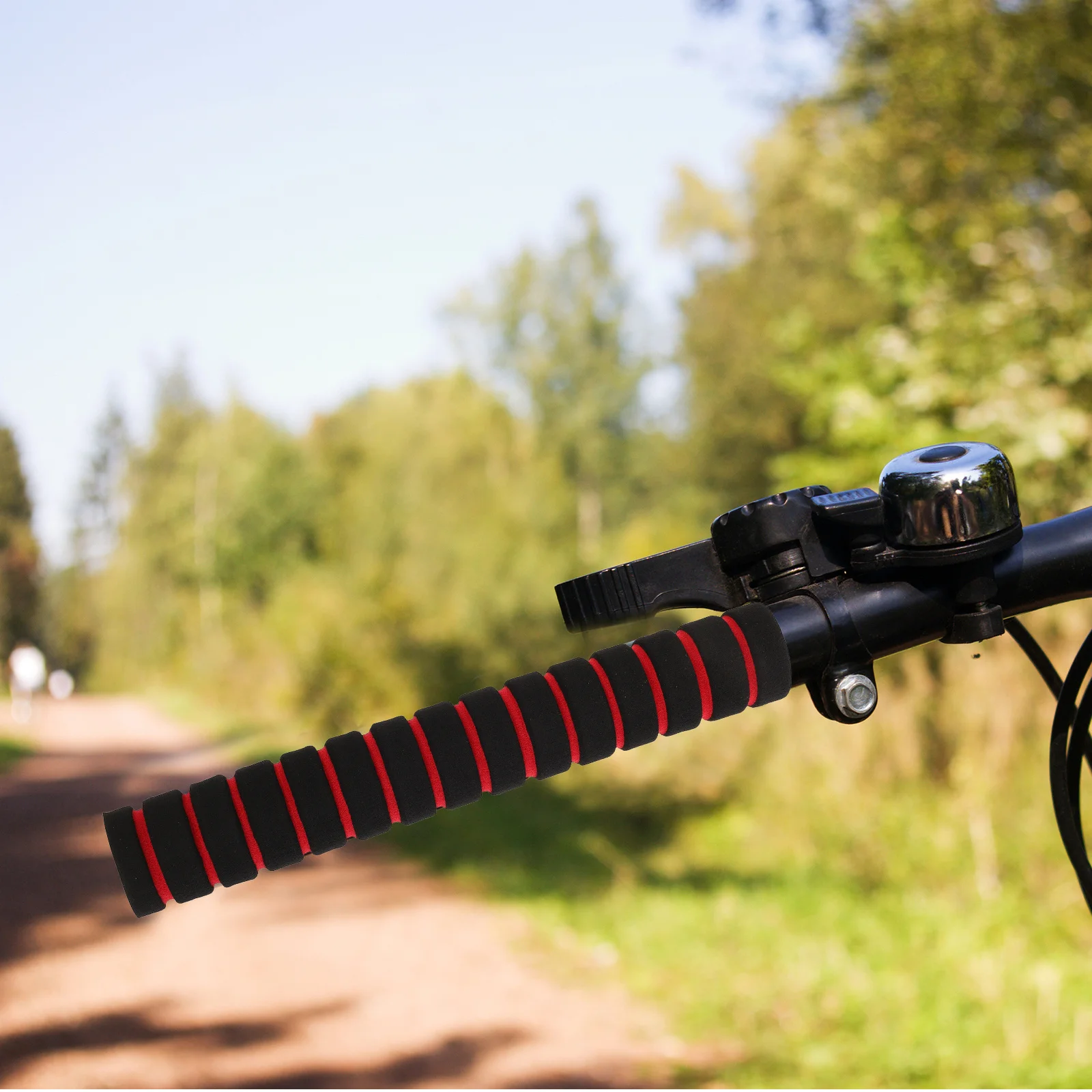 

4Pcs Bicycle Handlebar Covers Sponge Grip Kayak Paddle Rod Non-Slip Wraps Kayaking Accessories Dumbbell Rod Connectors