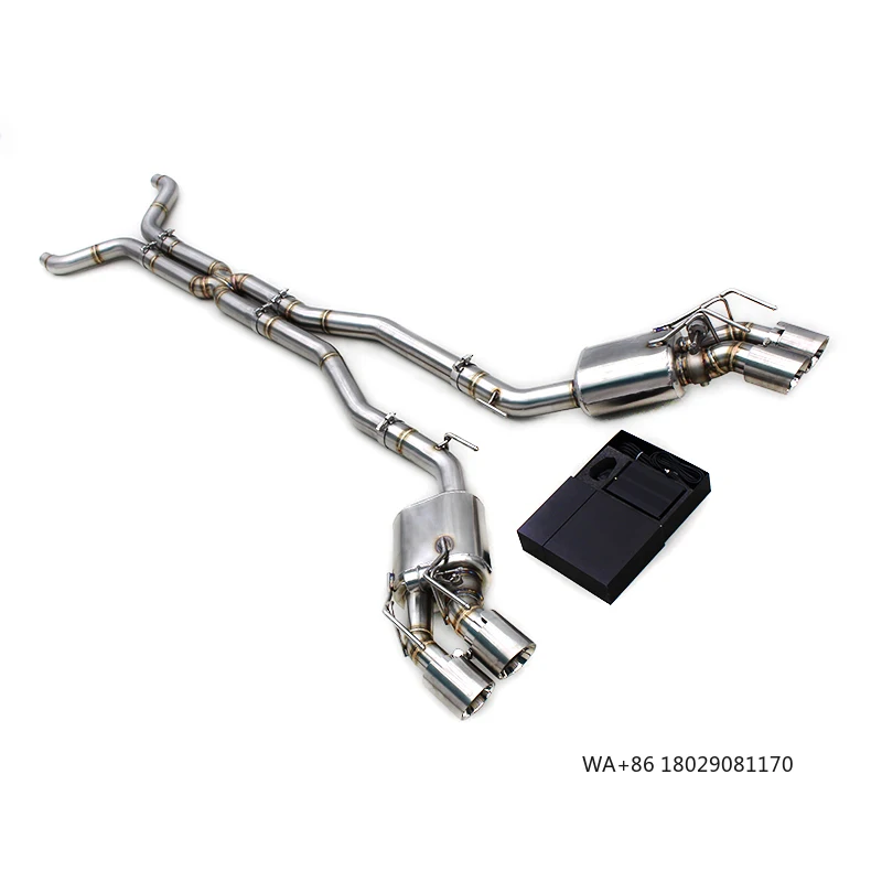 

Auto Racing Stainless Steel 3inch Exhaust Catback System for SS 6.2L 2010-2017 Valved Exhaust Pipe Muffler